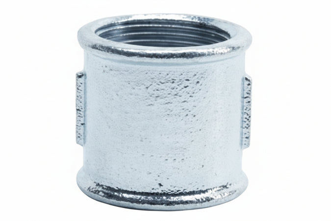 Manicotto Ff Con Filettatura Dx Sx In Ghisa Zincata- - Ff 1/2 Destra/Sinistra - 10 Pezzi