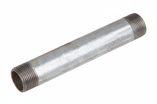 Barilotto Maschio Acciaio Zincato- - M 3/8 X Mm.80 - 10 Pezzi