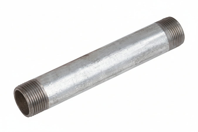 Barilotto Maschio Acciaio Zincato- - M 3/8 X Mm.80 - 10 Pezzi