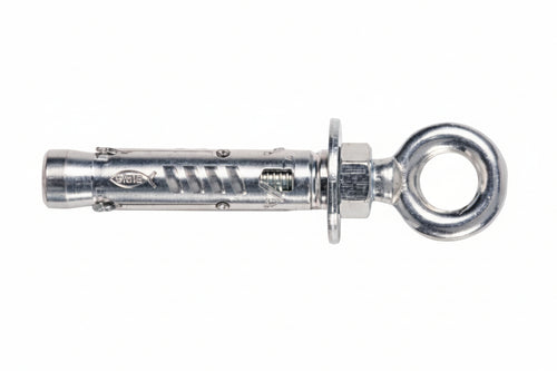 Tassello In Acciaio Con Occhiolo Chiuso Tam- - Ø Mm.8 Ma X Mm.56 Foro Occhio Mm.12 - 50 Pezzi Fischer