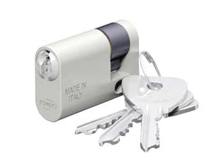 Mezzo Cilindro Ovale In Alluminio 141 Mm.37 Decentrato (27X10) (141.27.10) Omec