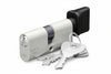Doppio Cilindro Ovale In Alluminio Con Pomolo 143P Mm.54 Centrato (27X27) (143.27.27P) Omec