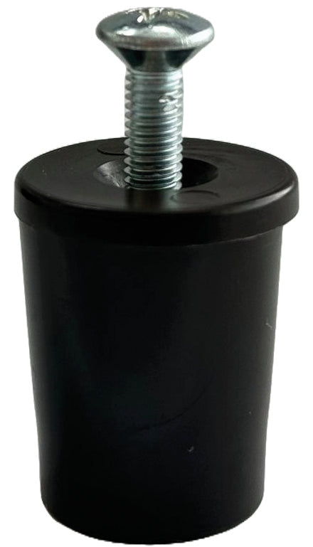 Paracolpo Per Tapparelle Con Rondella E Vite Col. Marrone Mm. 28 50.00 Pz