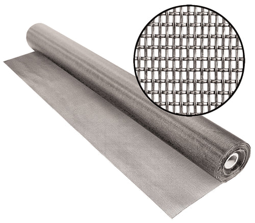 Phifer Zanzariera A Rotolo In Poliestere/Pvc Petscreen Mt.30,5 Col.Grigio Maglia Mm.17X10 H.Cm.91,44