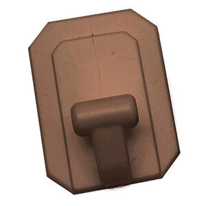 Bl Gancio Adesivo Gigante Plast Marrone 2 Pz- Diesse- 5,0 Blister