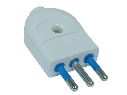 Spina Normale 2P+T Bianca- - 10A Bianca - 20 Pezzi Syntesy