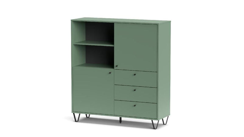 KIT MOBILE ALDO AL6 2 ANTE + 3 CASSETTI CM. 123X40X135H