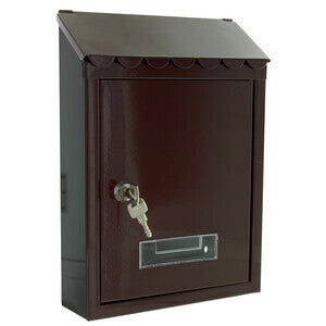 Cassetta Postale Garden Acciaio Marrone Tx0080- China Jiangsu Sainty- 6,0 Pz