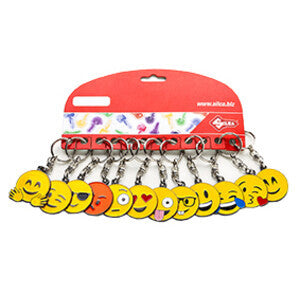 Silca Portachiavi Emoji Cartella 12 Pz- 1,0 Confezione