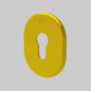 Mostrina Esterna/Interna Per Cilindro Europeo '4302' Securemme Col. Ottone Lucido - Securemme