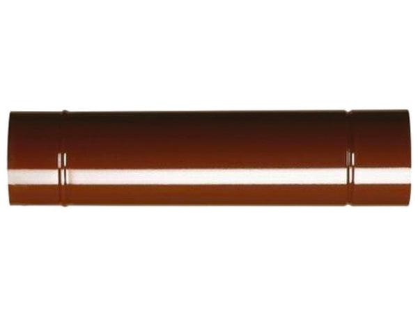 Tubo Porcellanato Per Stufe A Legna Marrone Ala Smalto Classic Ø Mm.100X250H. Ala