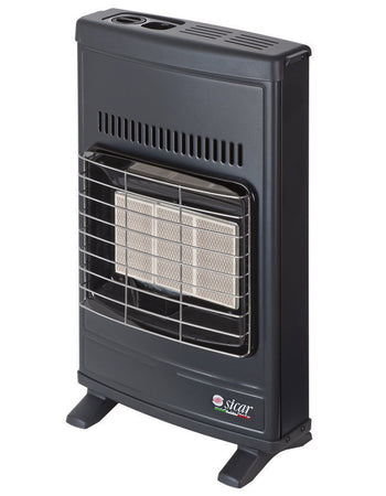 Stufa Infrarossi A Gas Metano 4200W Grigia Misure Cm.42,5X15X64H. Peso Kg.6,5 Eco40 Sicar