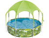 Piscina Splashinshade Coperta Con Pioggia Cm.244X51H. Kg.13,4 Lt.1.688 (Art.56432) Bestway