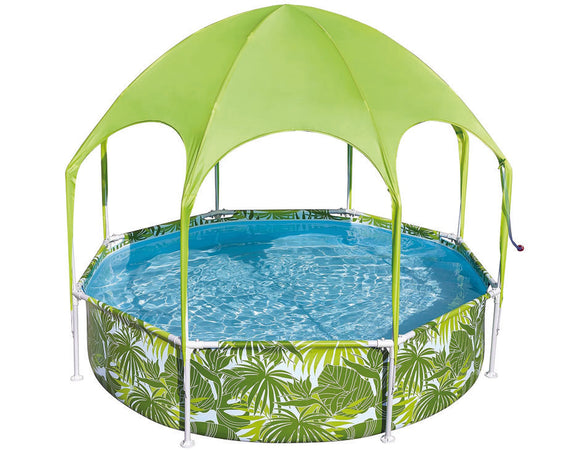 Piscina Splashinshade Coperta Con Pioggia Cm.244X51H. Kg.13,4 Lt.1.688 (Art.56432) Bestway