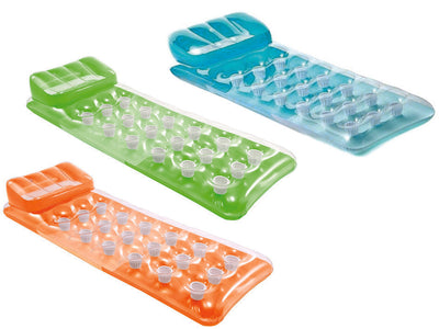 Materassino Gonfiabile 18 Buchi Fashion Cm.188X71 Peso Kg.1,35 (58890) Intex