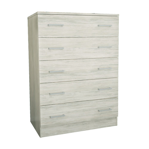 Kit Cassettiera 5 Cassetti 80X45X111 Cm Bianco Ven.K083- 1,0 Pz