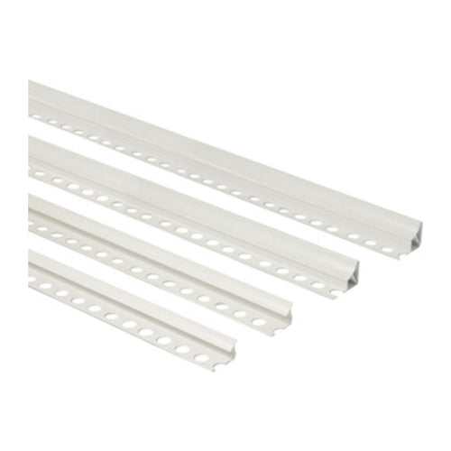 Sguscio Pvc Orizzontale 8 Mm H 260 Cm Bianco- 10,0 Pz