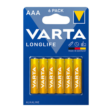 Varta Batt Longlife Alcalina Ministilo Bl 6 Pz- Varta- 10,0 Blister