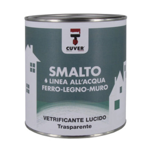 Smalto Allacqua Vetrificante Cuver Trasp Luc 750 Ml- Colorificio I.Co.Ri.P.- 1,0 Pz