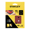 Piranha Stanley Sta31108 (X31108) 10 Fogli Forati 114X114 Ka170- Stanley- 1,0 Confezione