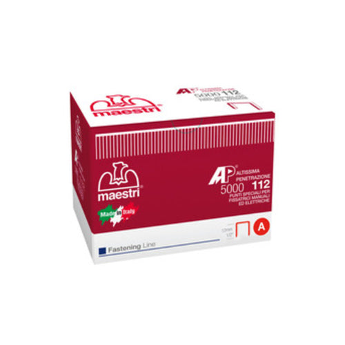 Maestri Punti Spillatrice Art. 112 Ap Da 5000 Pz- Maestri- 1,0 Pz