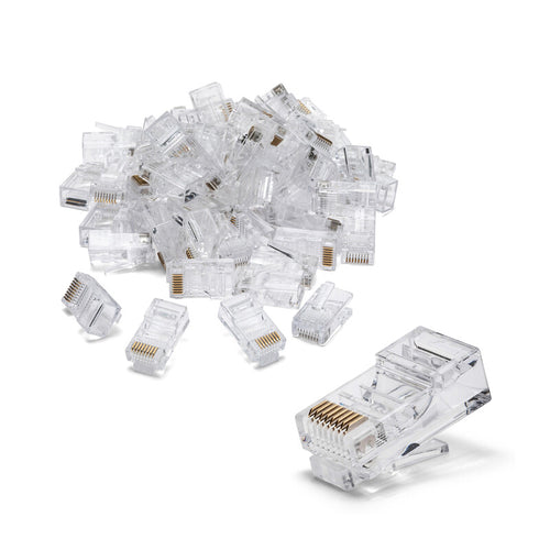 Connettore Rj45 Utp Cat. 5 Conf. 50 Pz- 1,0 Confezione