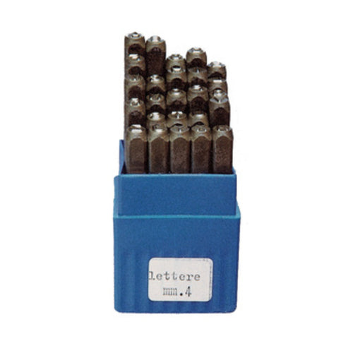 Punzoni In Acciaio Serie 25 Lettere 4X60 Mm- 1,0 Confezione