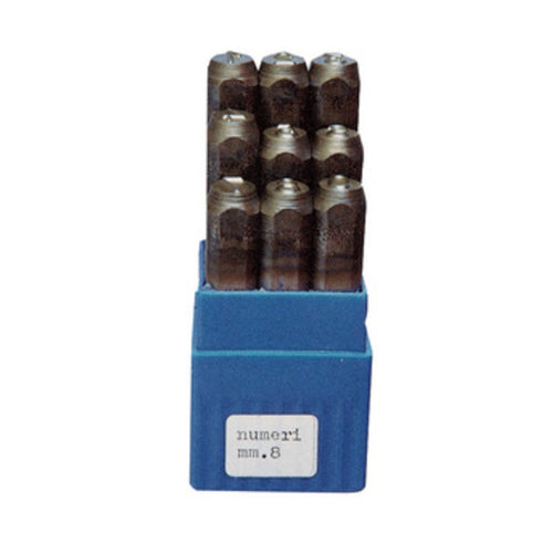 Punzoni In Acciaio Serie 9 Numeri 6X67 Mm- 1,0 Confezione