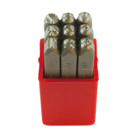 Punzoni In Acciaio Serie 9 Numeri 8X75 Mm- 1,0 Confezione