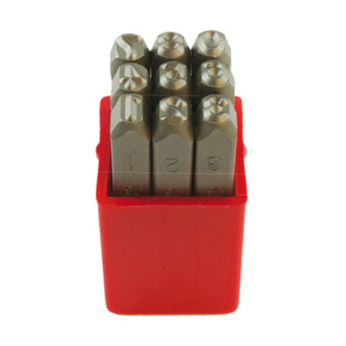 Punzoni In Acciaio Serie 9 Numeri 8X75 Mm- 1,0 Confezione