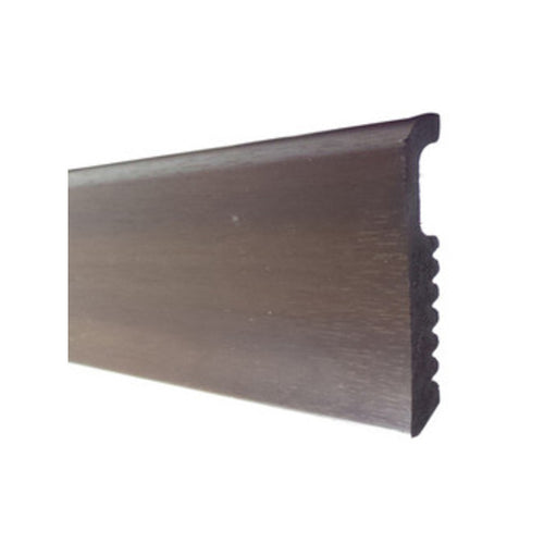 Battiscopa 75X8 Polistirene Liscio 200 Cm Noce Scuro- 10,0 Pz