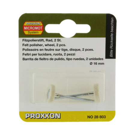 Feltri A Disco 2 Pz Proxxon 28803- Proxxon Gmbh- 1,0 Confezione
