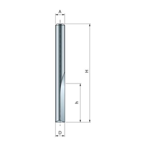 Fresa Widia Taglienti Diritti 04-10106 D 4X15,8X44,5 Mm- Freud- 1,0 Pz