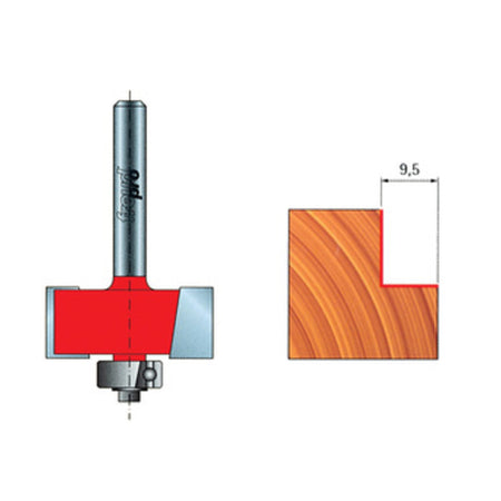 Fresa Widia Per Battute 32-10006 9,5 Mm- Freud- 1,0 Pz