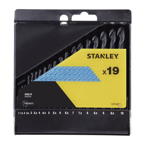 Piranha Stanley Sta56025 (X56025) Cassetta 19 Punte Hss- Stanley- 1,0 Pz
