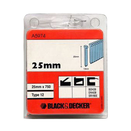 B+D. Art.A5974 Conf. Chiodi 25 Mm.- 1,0 Confezione