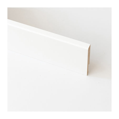 Battiscopa 80X14 Mm Mdf 240 Cm Bianco- 5,0 Pz