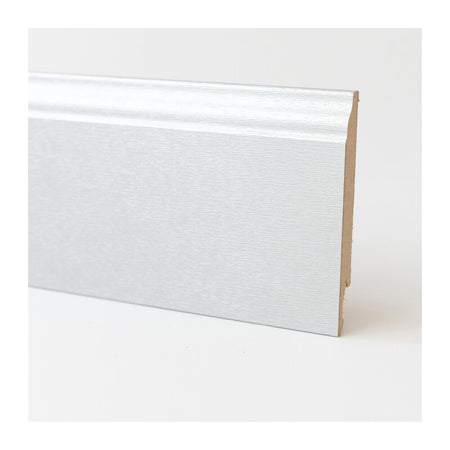 Battiscopa 120X14 Mdf Barocco 240 Cm Alluminio- 5,0 Pz