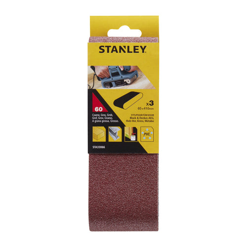 Piranha Stanley Sta33066 (X33066) 3 Nastri 65X410 Gr.60- Stanley- 1,0 Pz