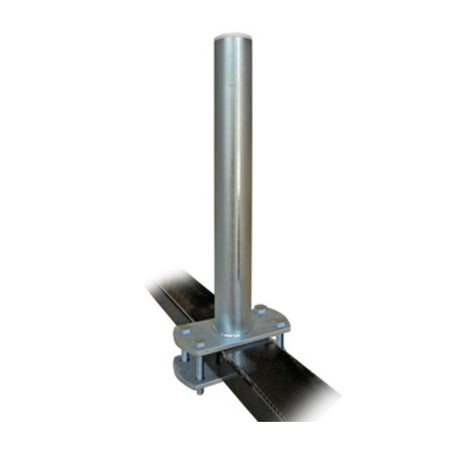 Supporto Antenna Per Ringhiera H 40 Cm Fig.3- 1,0 Pz