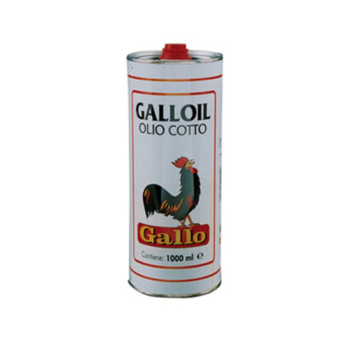 Olio Di Lino Cotto Gallo Da 5 L- 4,0 Pz