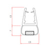 Guarnizione Per Box Doccia 2 M Mod.411- Trafilo- 10,0 Pz