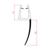 Guarnizione Per Box Doccia 2 M Mod.405/22- Trafilo- 10,0 Pz