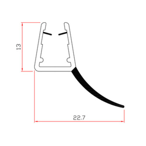 Guarnizione Per Box Doccia 2 M Mod.407- Trafilo- 10,0 Pz