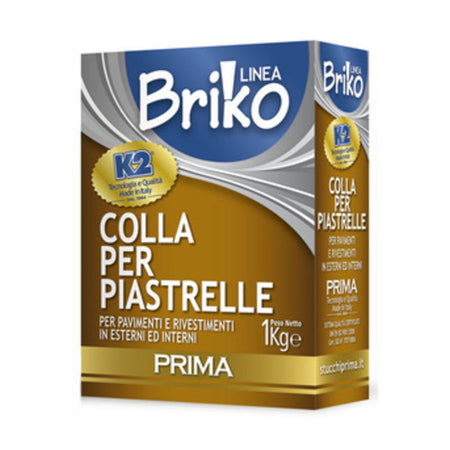 Linea Briko Colla Piastrelle Extra Da 1 Kg- 12,0 Pz
