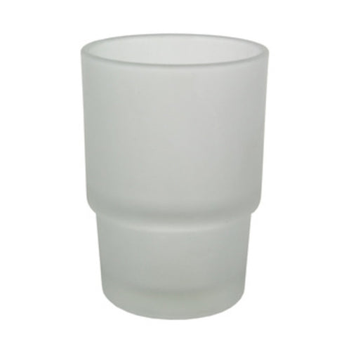 Bicchiere Ricambio Portaspazz. Satinato Tondo- Rubinetterie Associate- 1,0 Pz