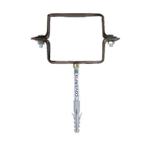 Collare P/Discese Pluviali Quadro T. Moro 100 Mm- Cx- 50,0 Pz