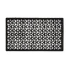 Zerbino Stellato Nero Con Bordo 40X70 Cm- Ismar- 5,0 Pz