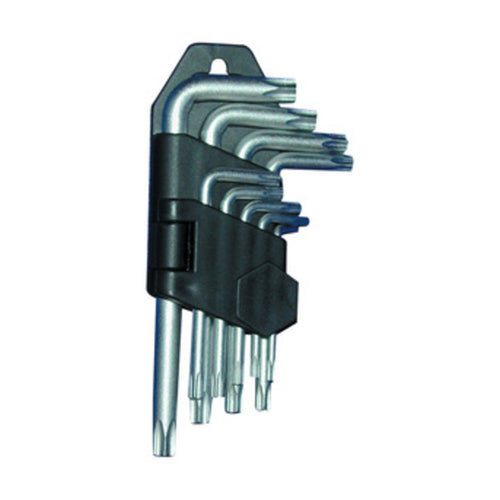 Serie 9 Chiavi Torx T10-T50 Cromo Vanadio * 20056- China Jilin 6018- 6,0 Confezione