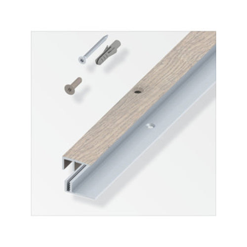 Raccordo Balcone Per Parquet Rovere Grigio 100 Cm- 1,0 Pz